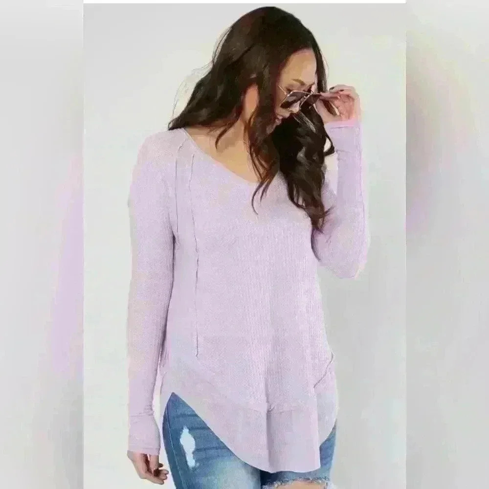 We the Free Women's Catalina Thermal Top in Lilac M
